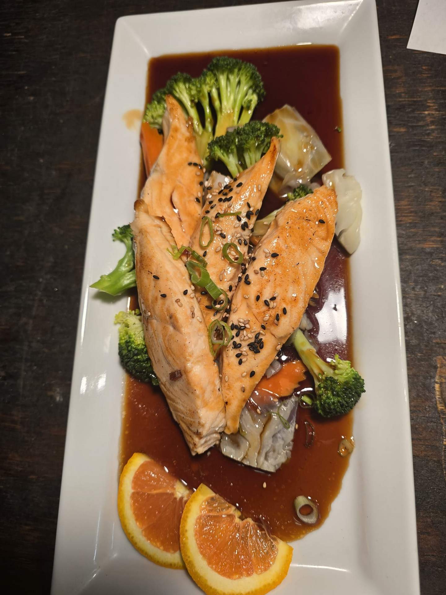 salmon teriyaki - Kao Thai Kitchen Pinellas Park