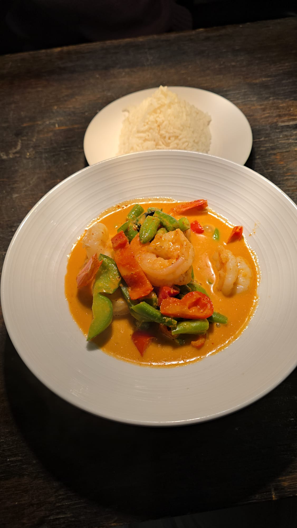 shrimp panang curry - Kao Thai Kitchen Pinellas Park