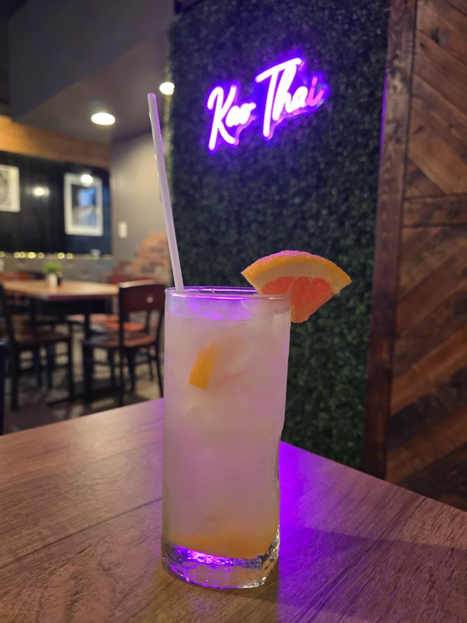 yuzu ginger honey soda - Kao Thai Kitchen Pinellas Park