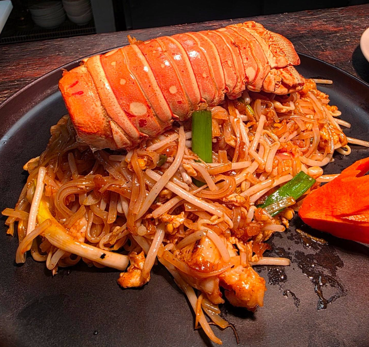 Lobster Pad Thai - Kao Thai Kitchen Pinellas Park